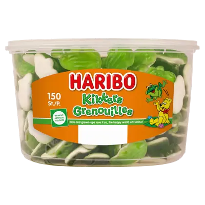  HARIBO Kikkers 150 stuks 1,05 kg